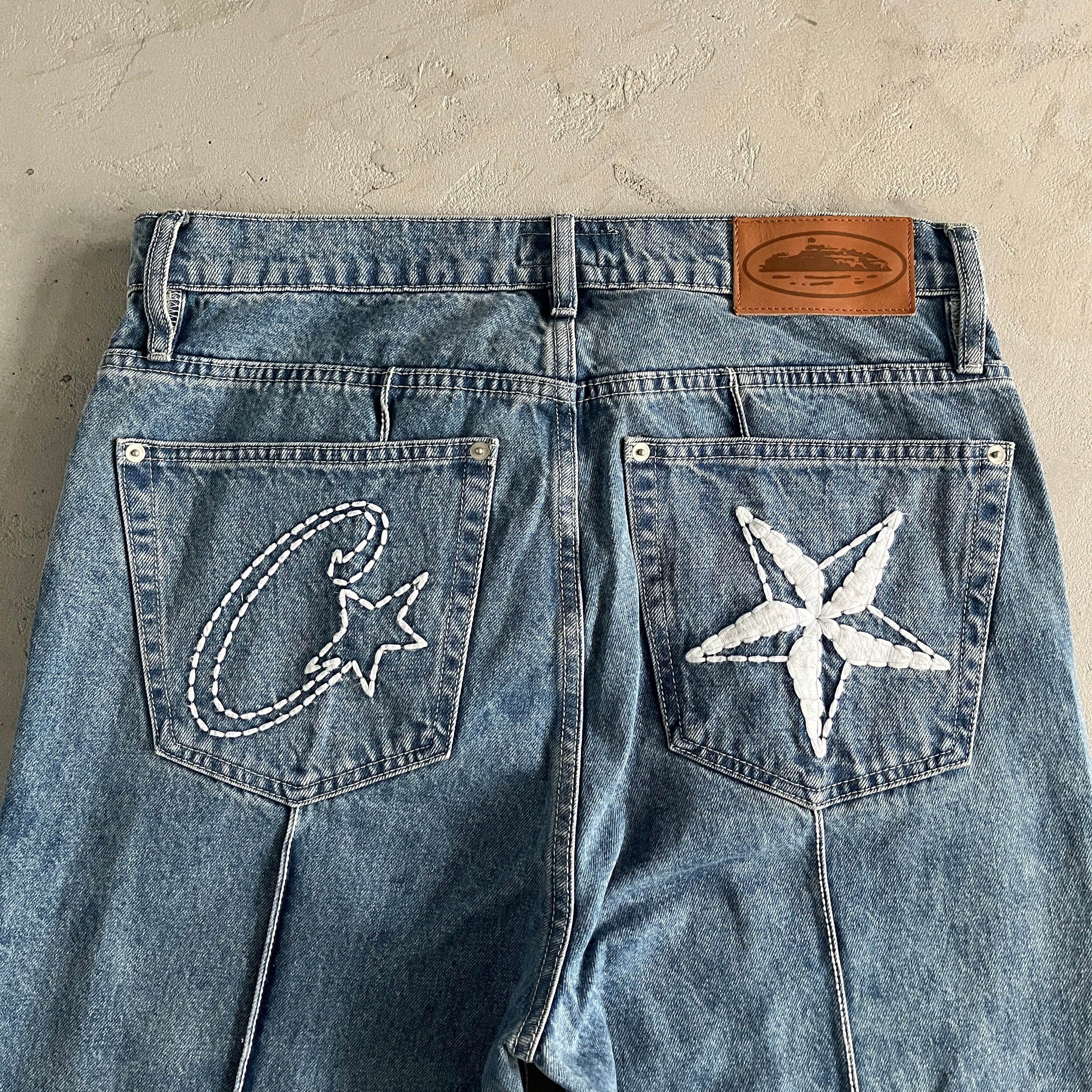 Calça Jeans Corteiz "C-Star"