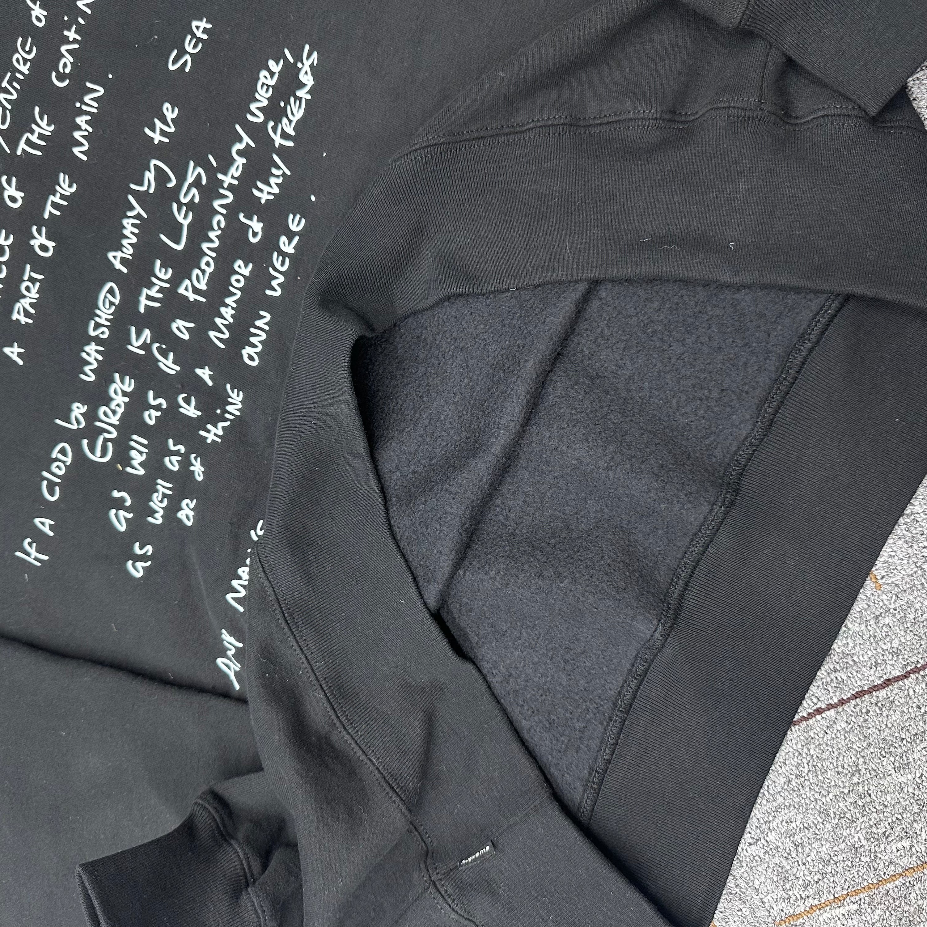 Corteiz x Supreme Moletom Rules The World Black