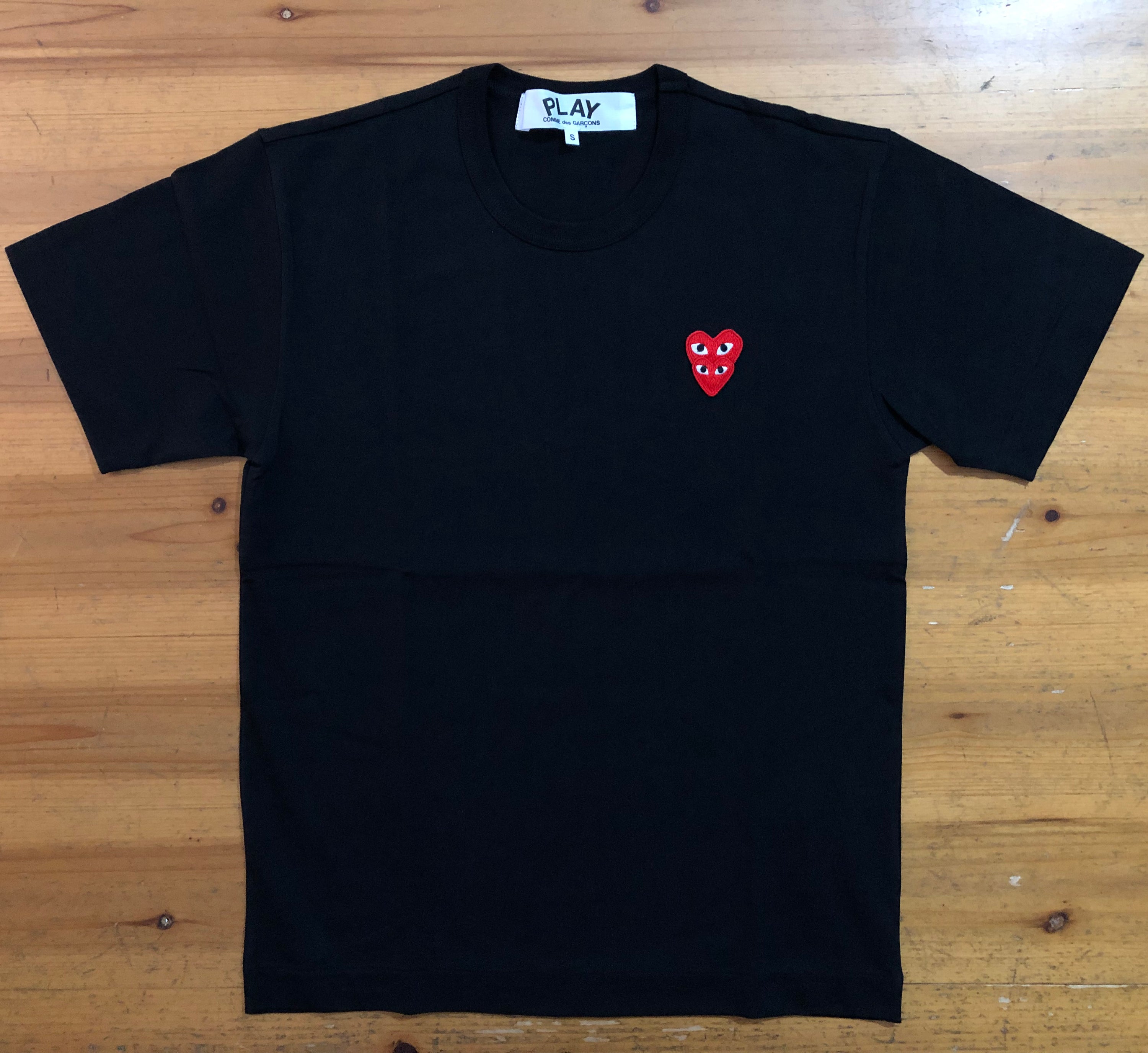 Camiseta Comme Des Garçons "Double Heart"