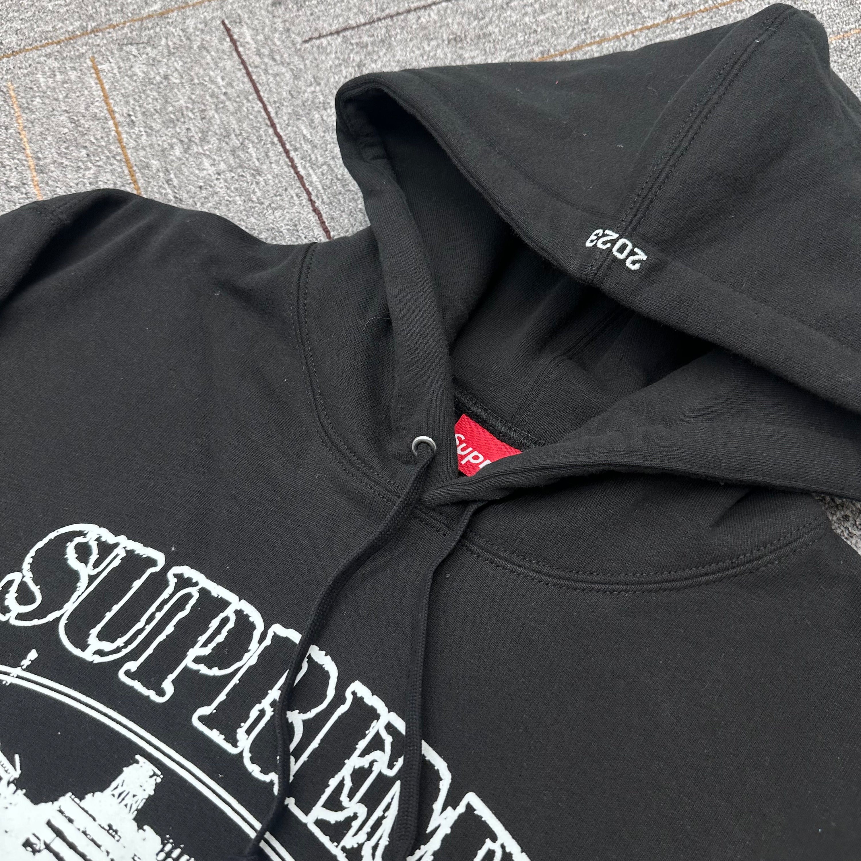 Corteiz x Supreme Moletom Rules The World Black