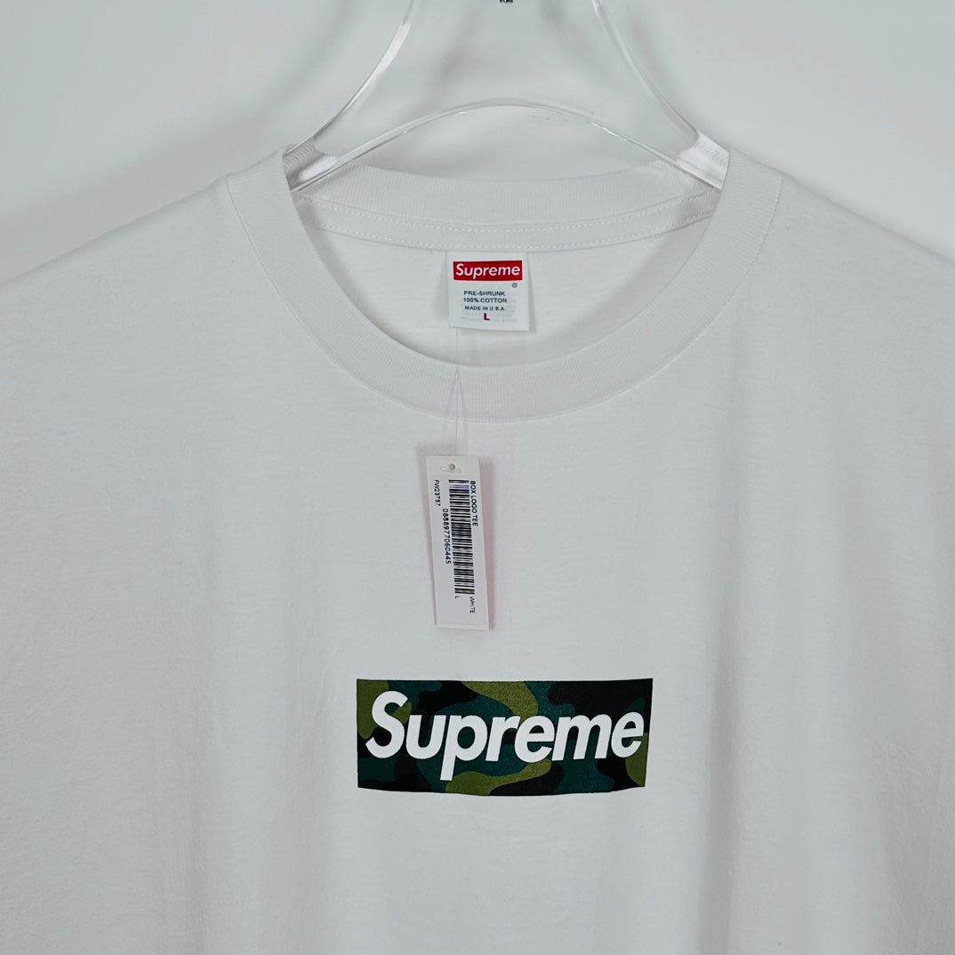 Camiseta Supreme "Camo Logo"