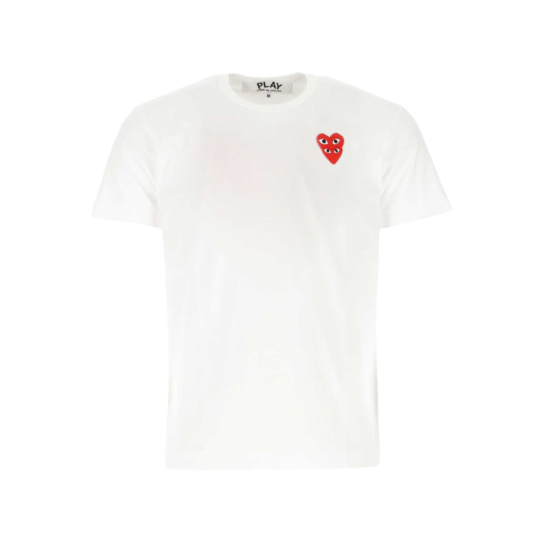 Camiseta Comme Des Garçons "Double Heart"