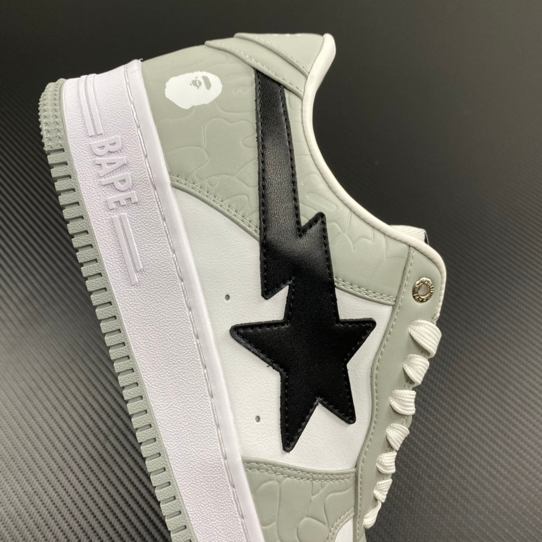 A Bathing Ape Bape Sta "Grey Black"