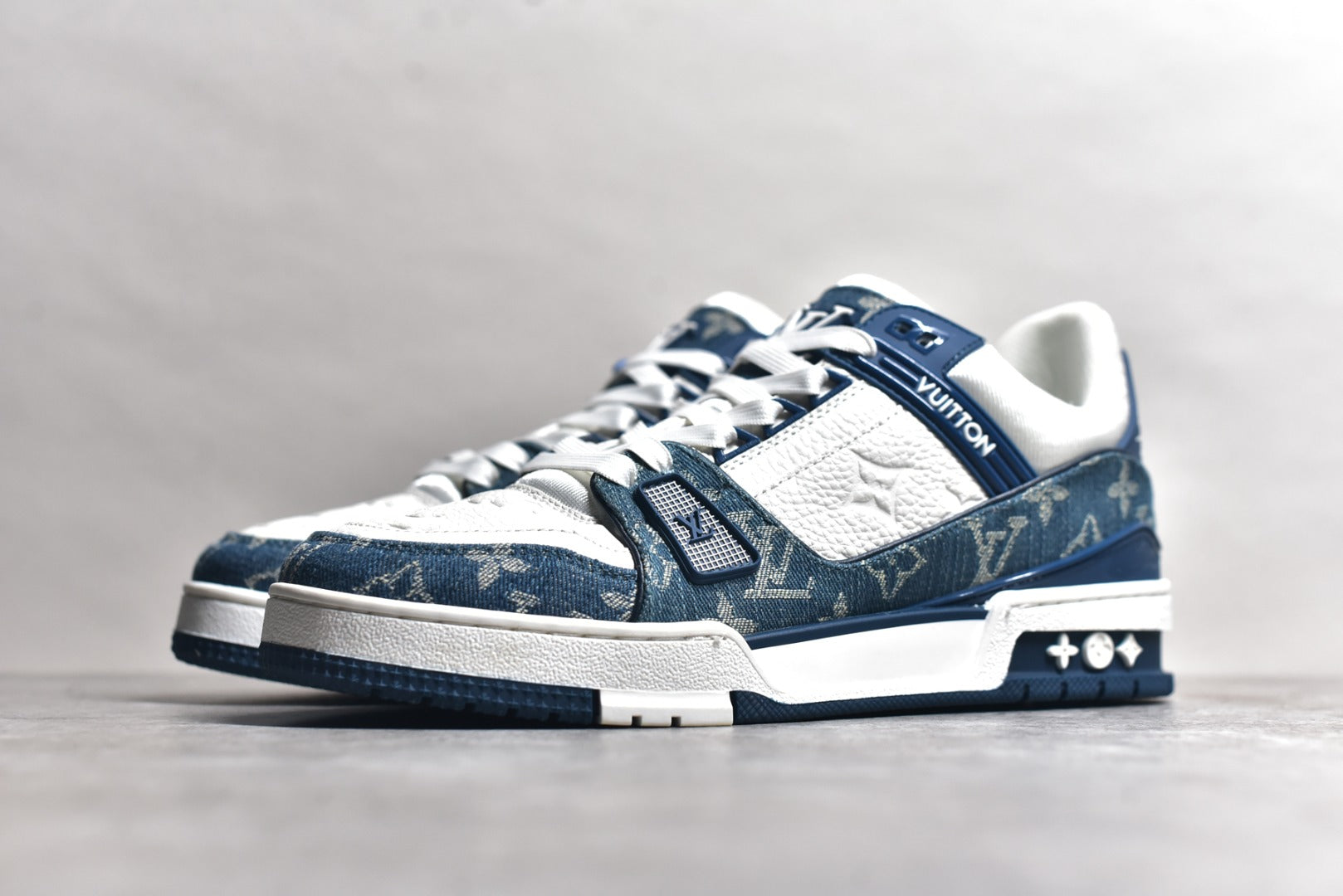 Tênis LV Trainer "Denim Blue"