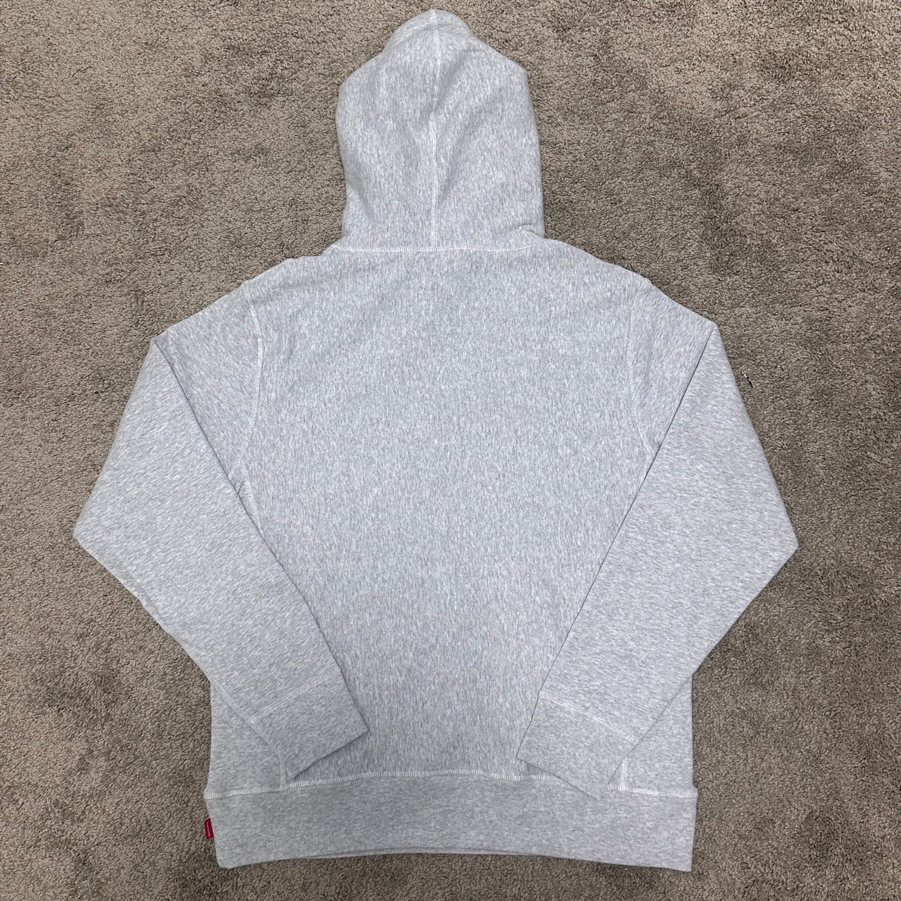 Moletom Supreme Box Logo "Ash Grey"